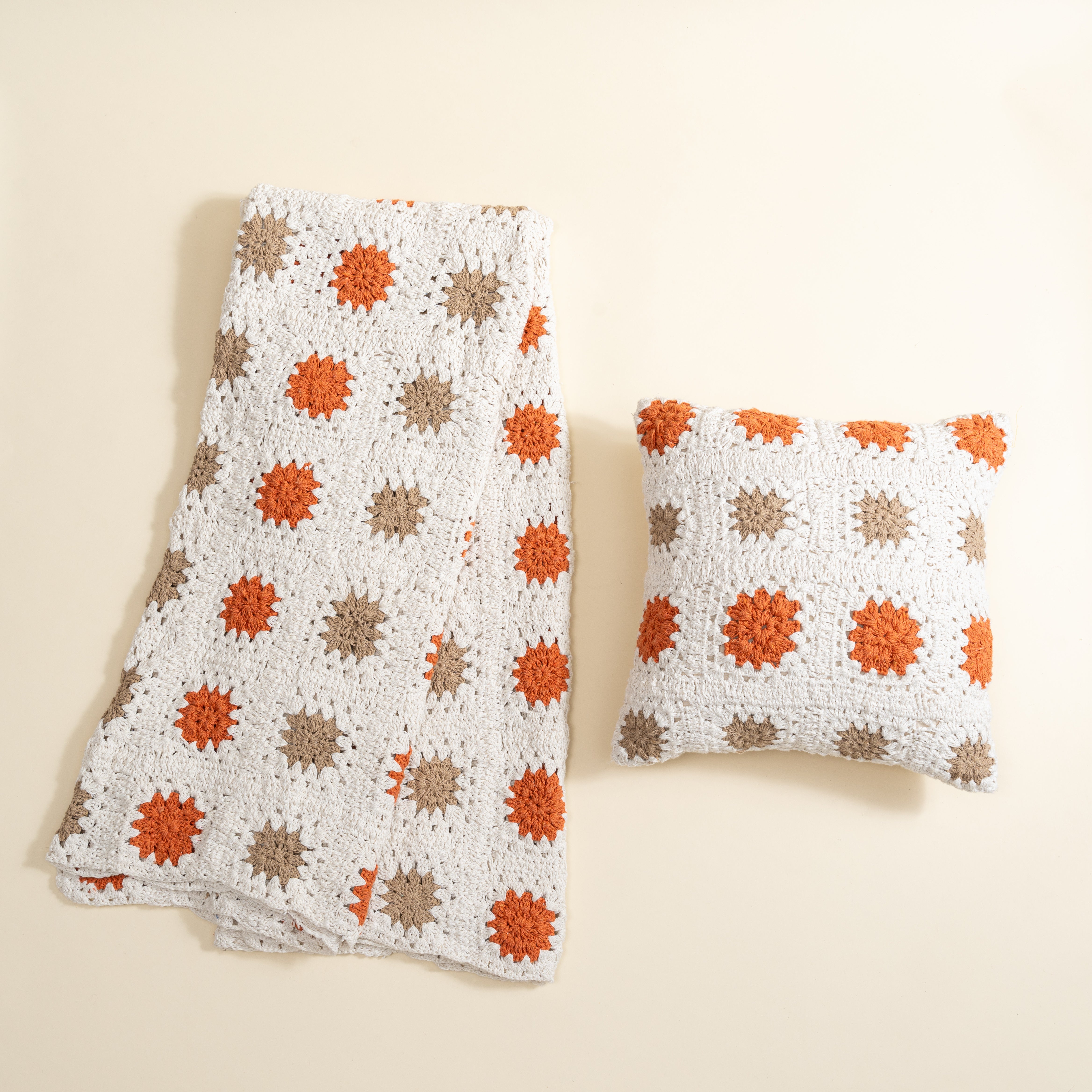 Earthen Crochet Throw Blanket