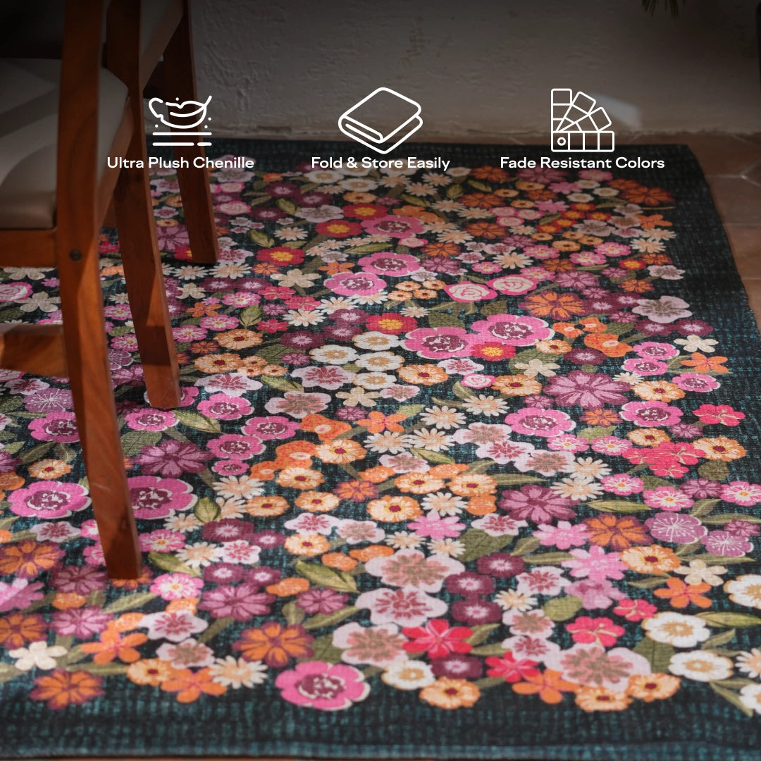Midnight Spring Area Rug