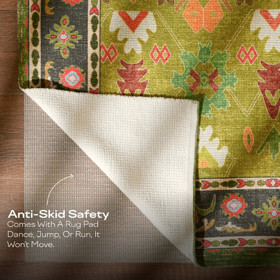 Leher Ancestral Moss Rug