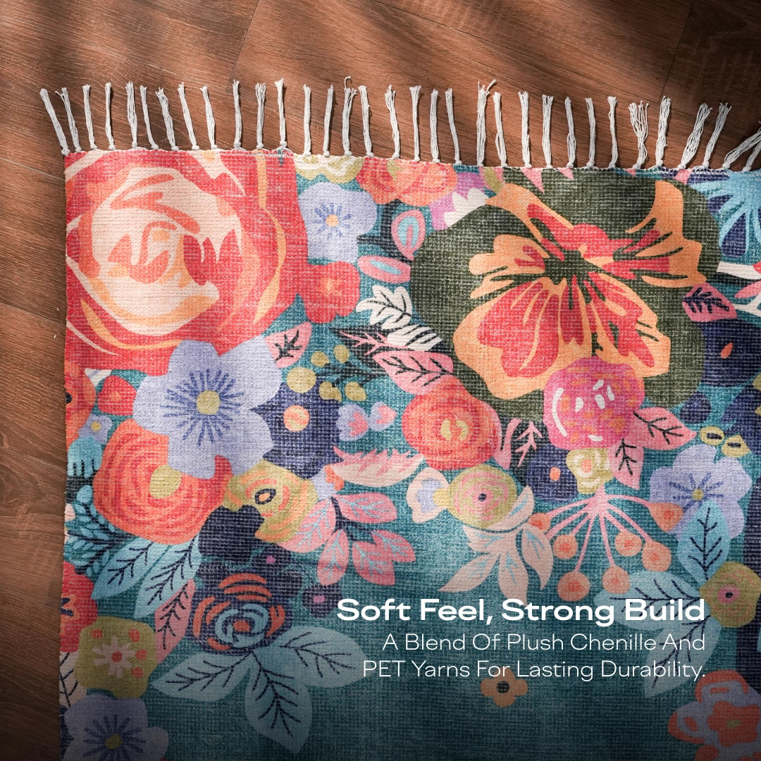 Heritage Floral Area Rug