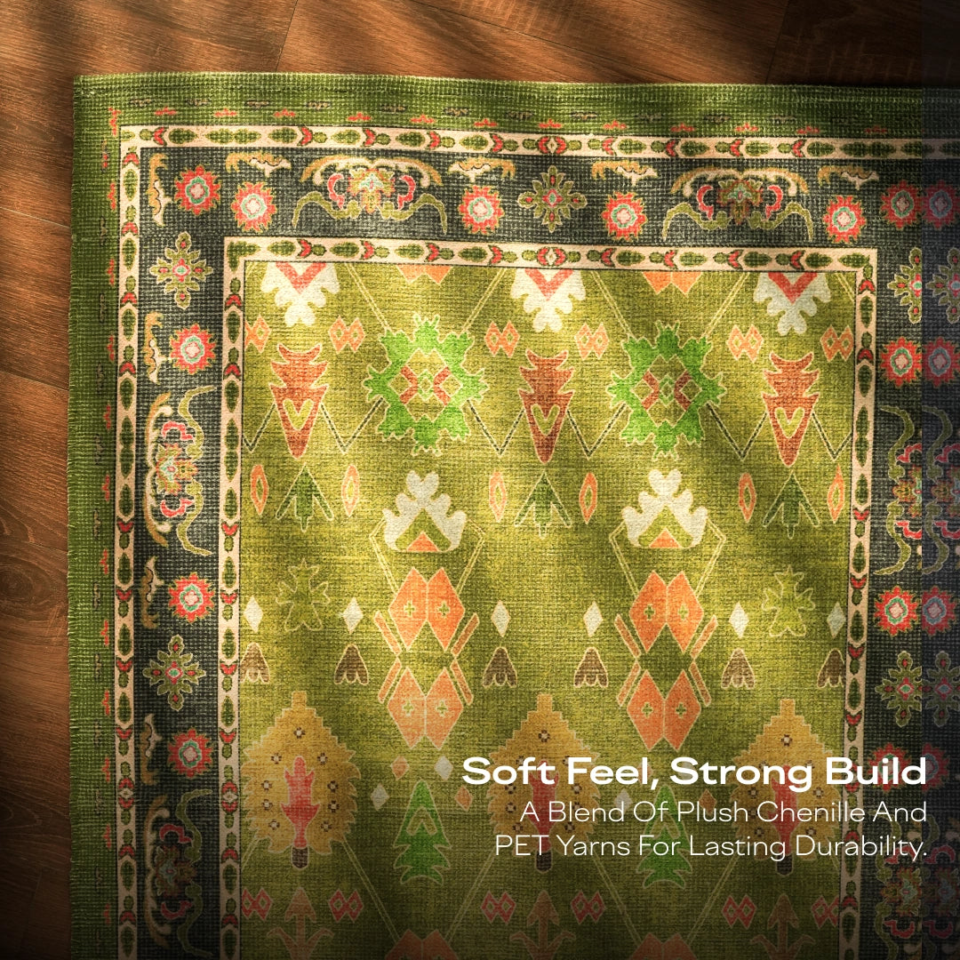 Leher Ancestral Moss Rug