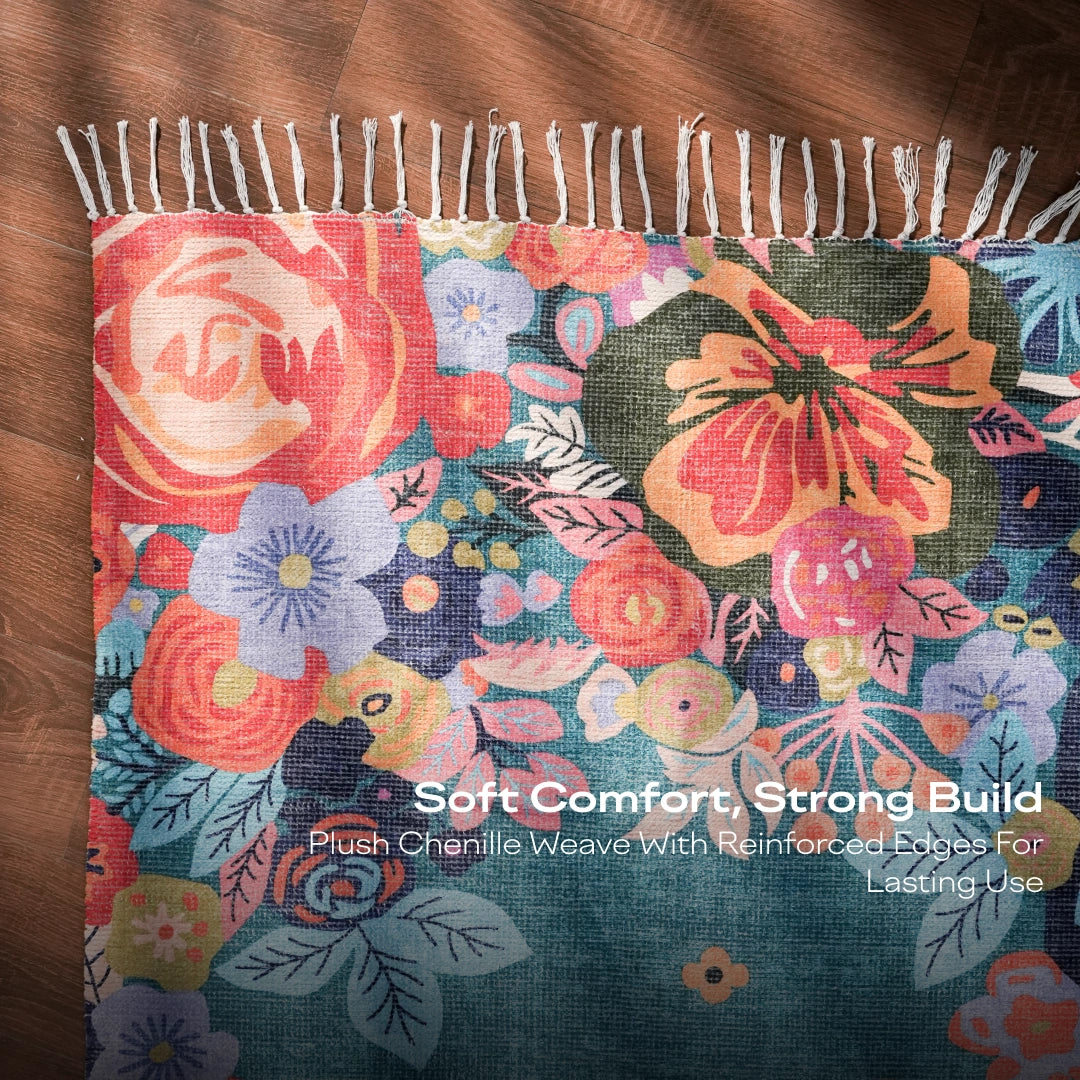 Heritage Floral Area Rug
