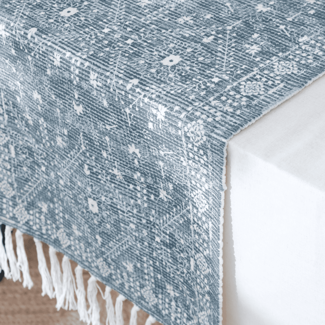 Verdant Fringe Table Runner