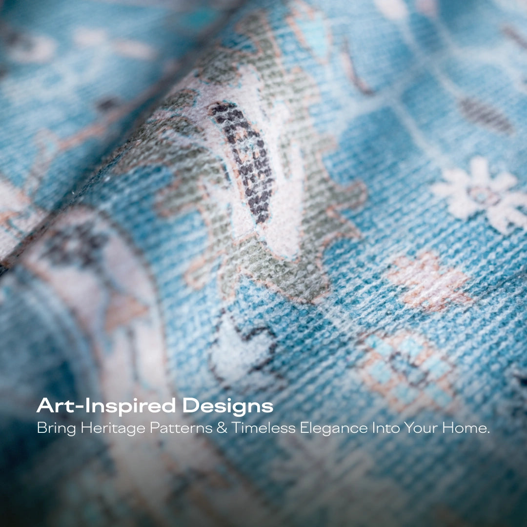 Aqua Garden Area Rug