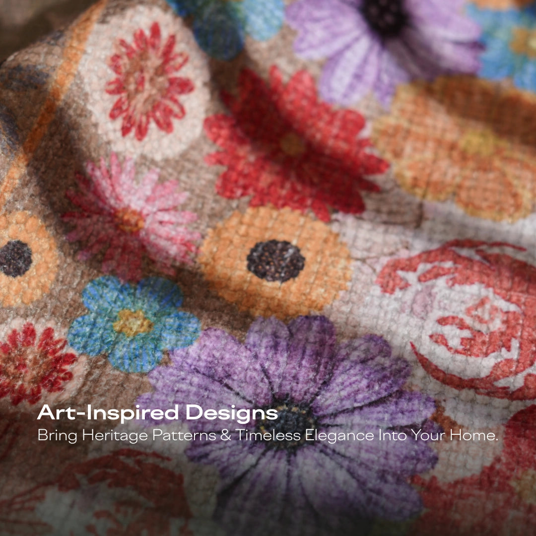 Patchwork Bloom Area Rug