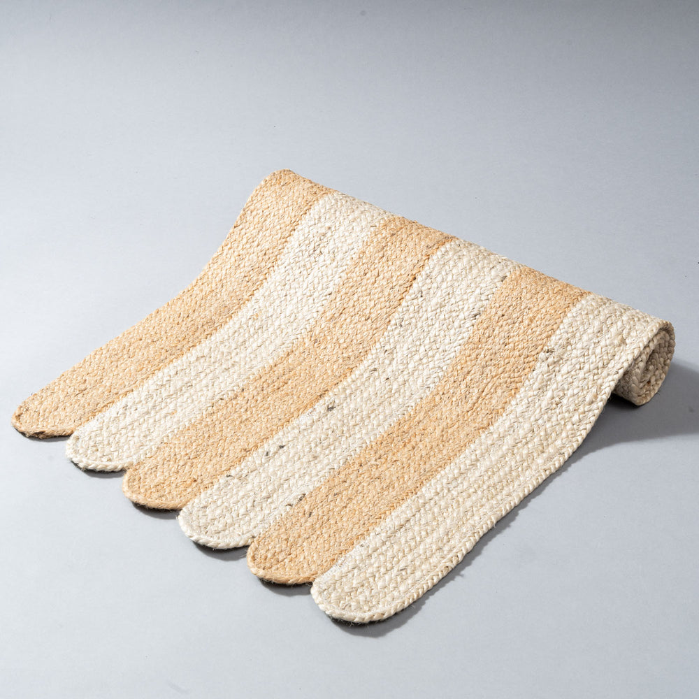 Buy Ivory Seashell Scallop Rug Online in India - TROOST | TROOST