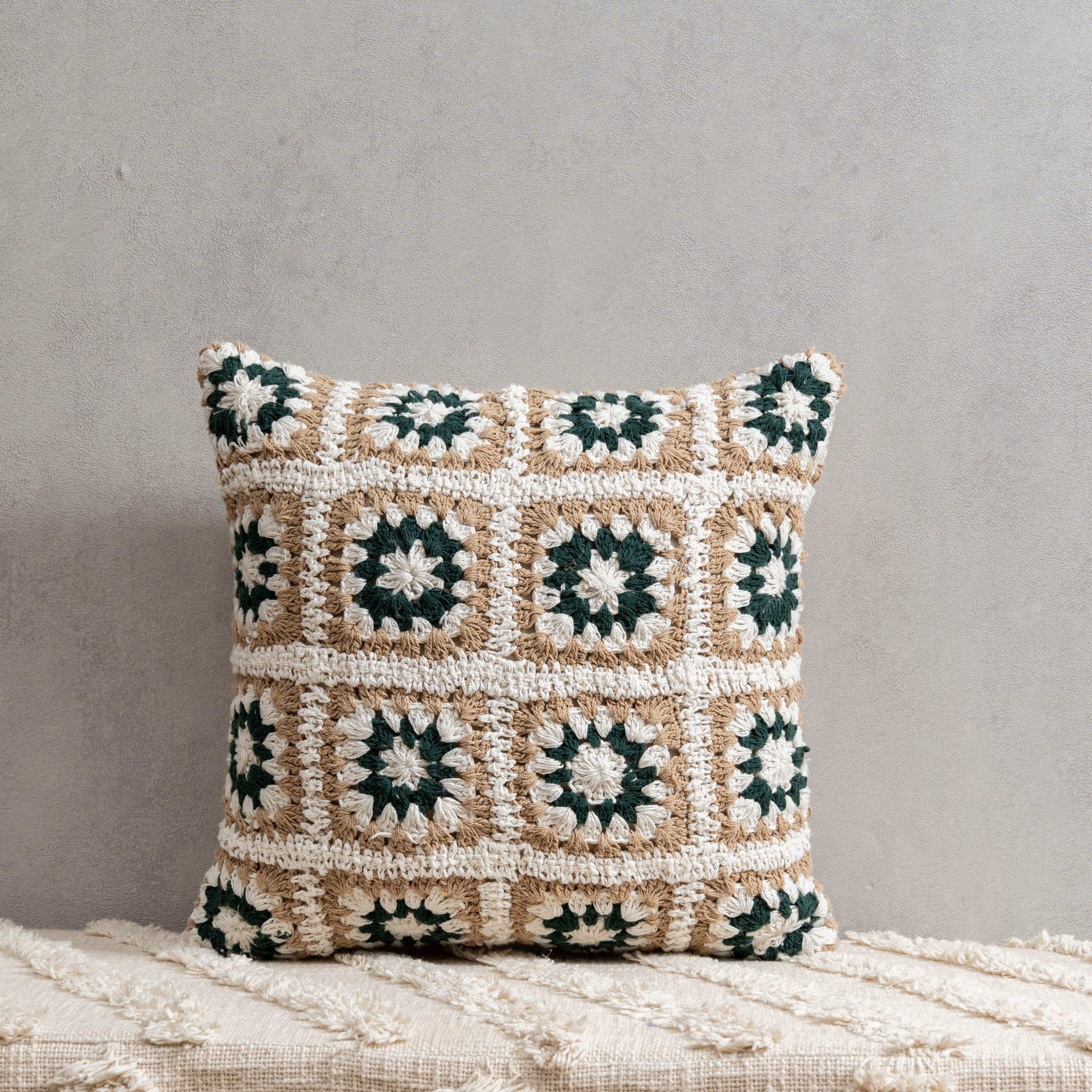 Dreamy Crochet Cushion Cover