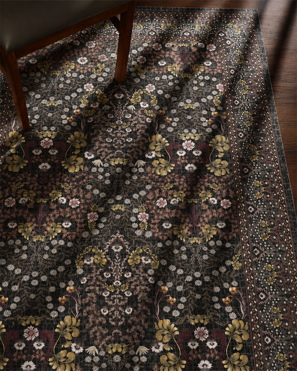 Scrolling Vines Area Rug