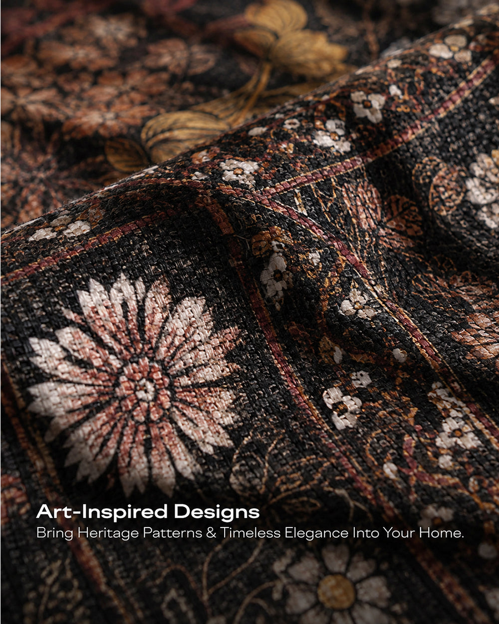 Scrolling Vines Area Rug