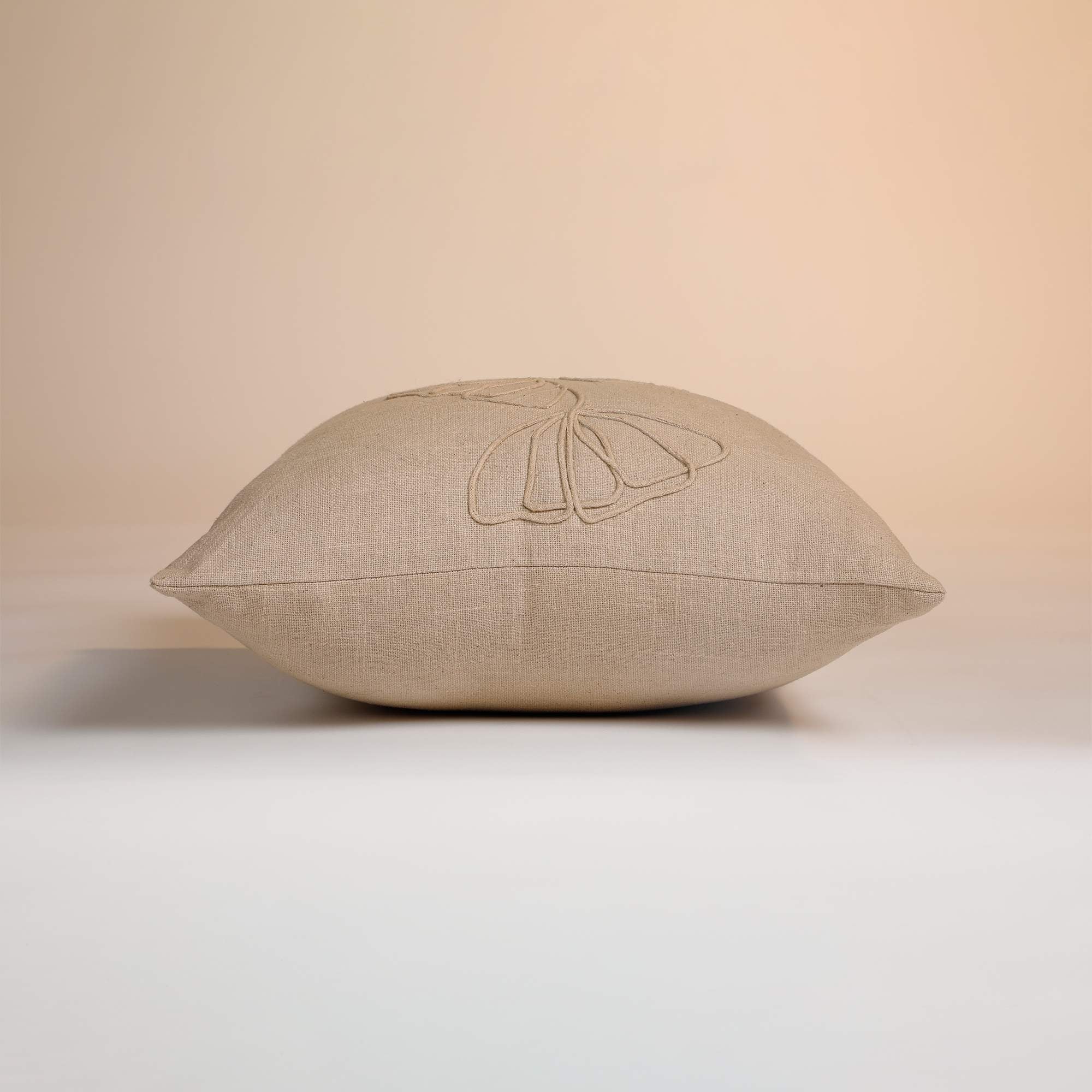 Blooming Brown Cushion Cover