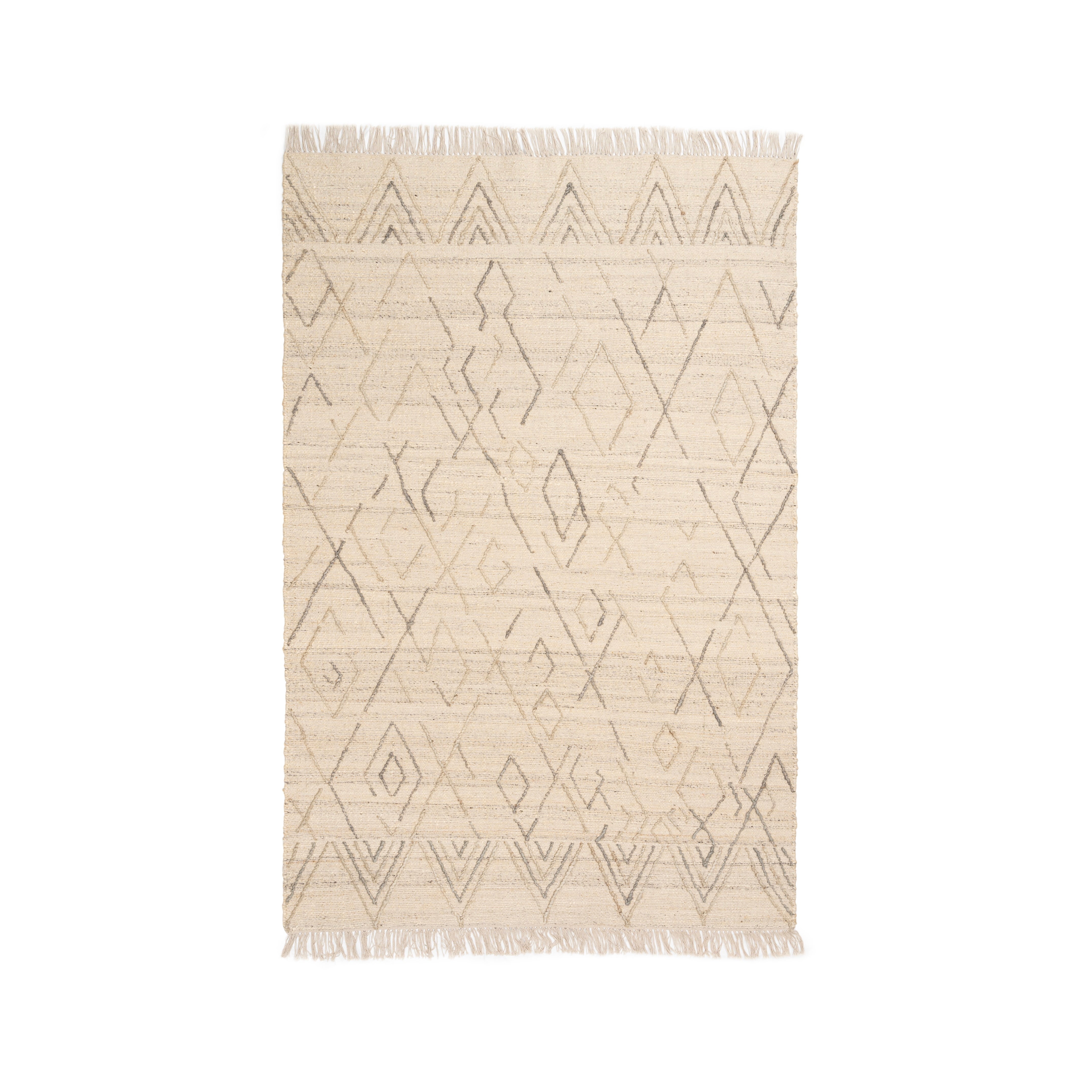Sand Lena Rhombus Rug