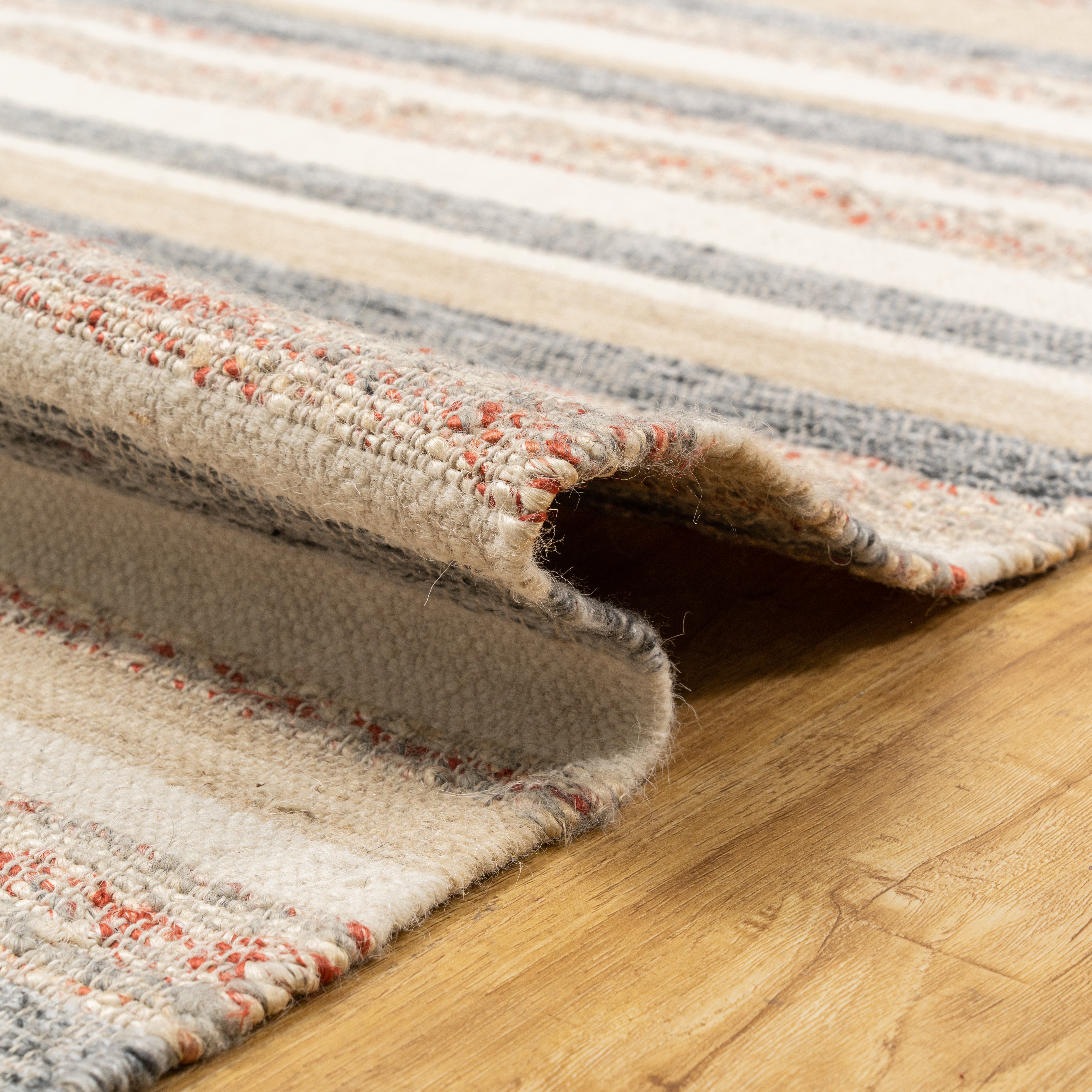 Rust Bands Maeve Rug