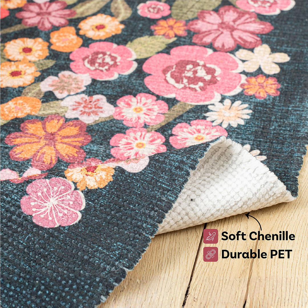 Midnight Spring Bedside Runner